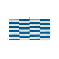 Cobalt/Ivory Shift Bath Towel — view 2