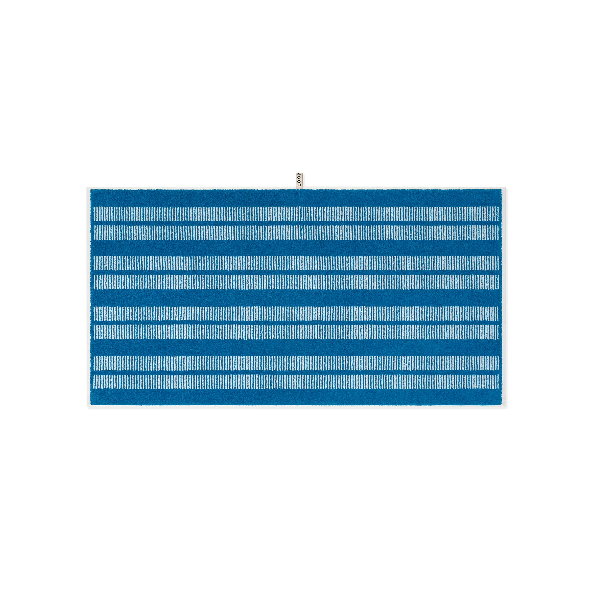 Bath Towel - Cobalt/Ivory - Dual Dash