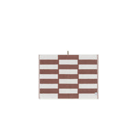 LOOP HOME bath mat - coffee/ivory - stack — view 2