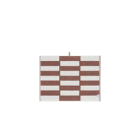 LOOP HOME bath mat - coffee/ivory - stack — view 2
