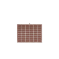 LOOP HOME bath mat - coffee/ivory - tile — view 2