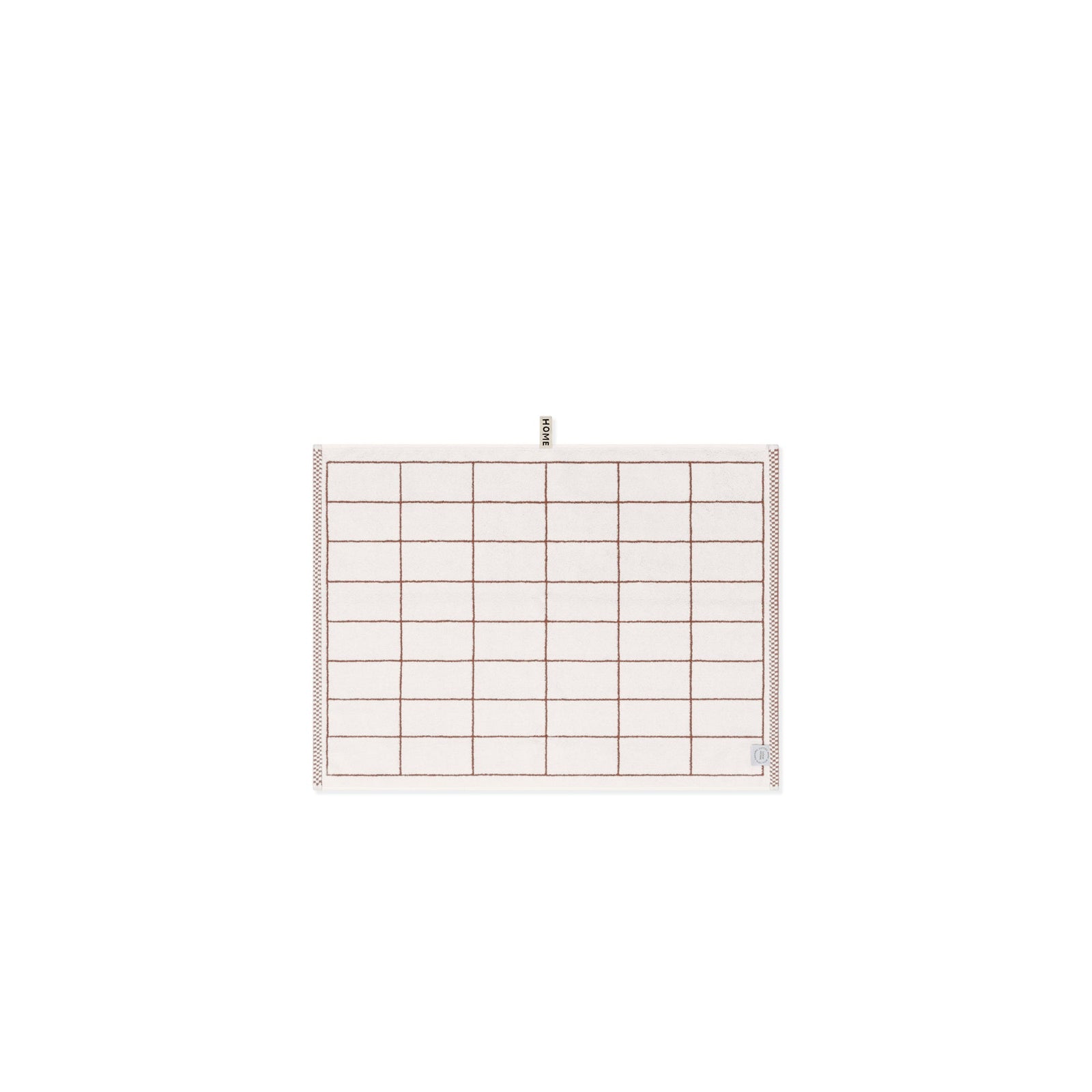 LOOP HOME bath mat - coffee/ivory - tile — view 3