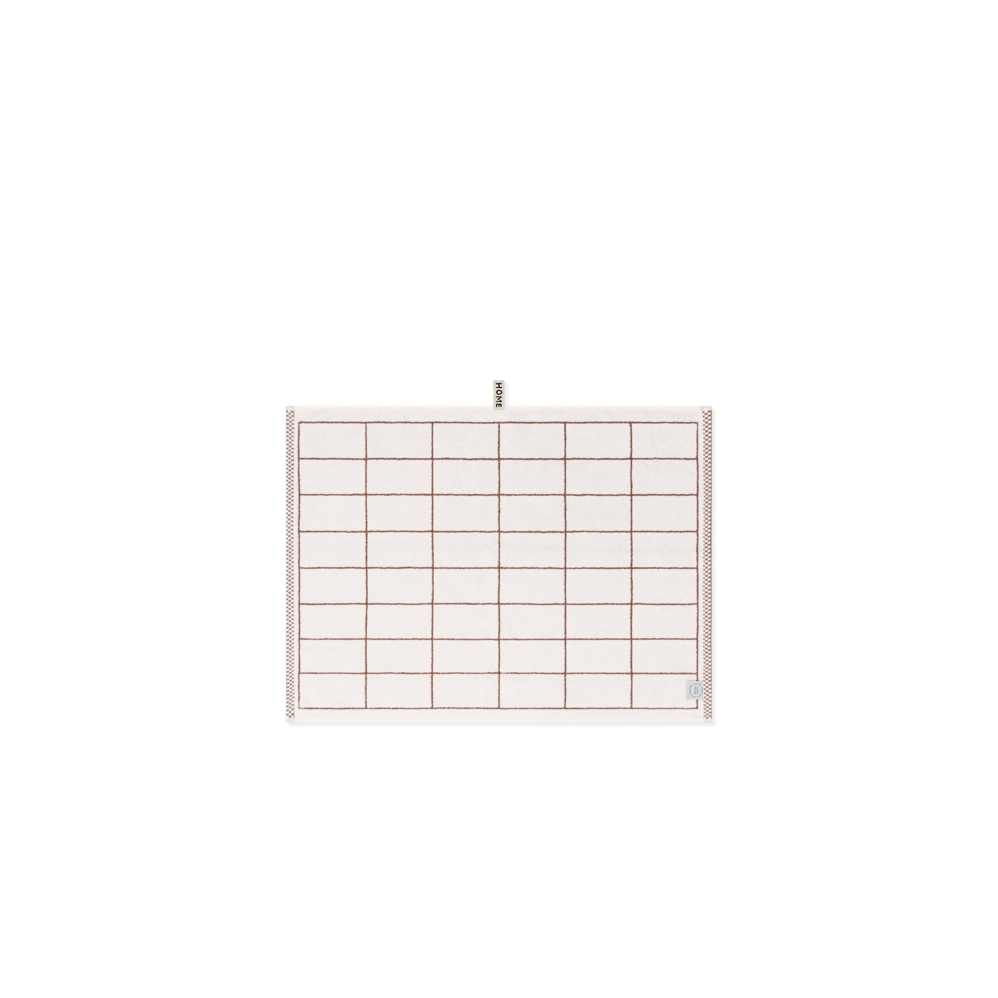 LOOP HOME bath mat - coffee/ivory - tile — view 3