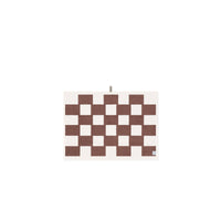 LOOP HOME bath mat - coffee/ivory - brick — view 3