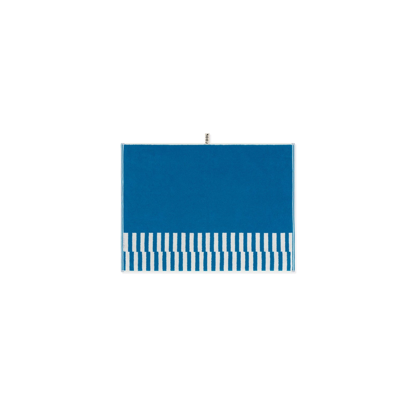 LOOP HOME bath mat - cobalt/ivory - shift — view 2
