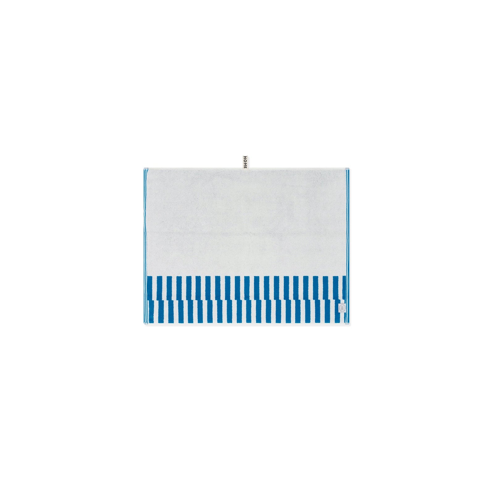 LOOP HOME bath mat - cobalt/ivory - shift — view 3