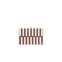 LOOP HOME hand towel - coffee/ivory - stack — view 4