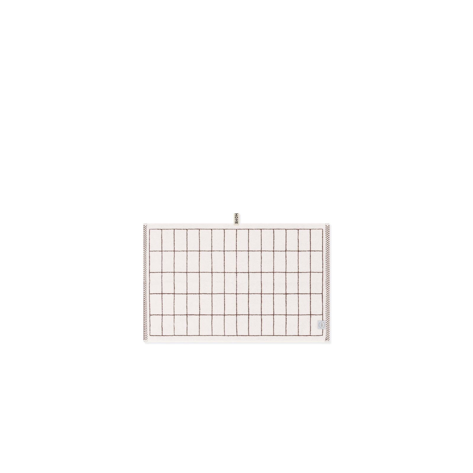 LOOP HOME hand towel - coffee/ivory - tile — view 4