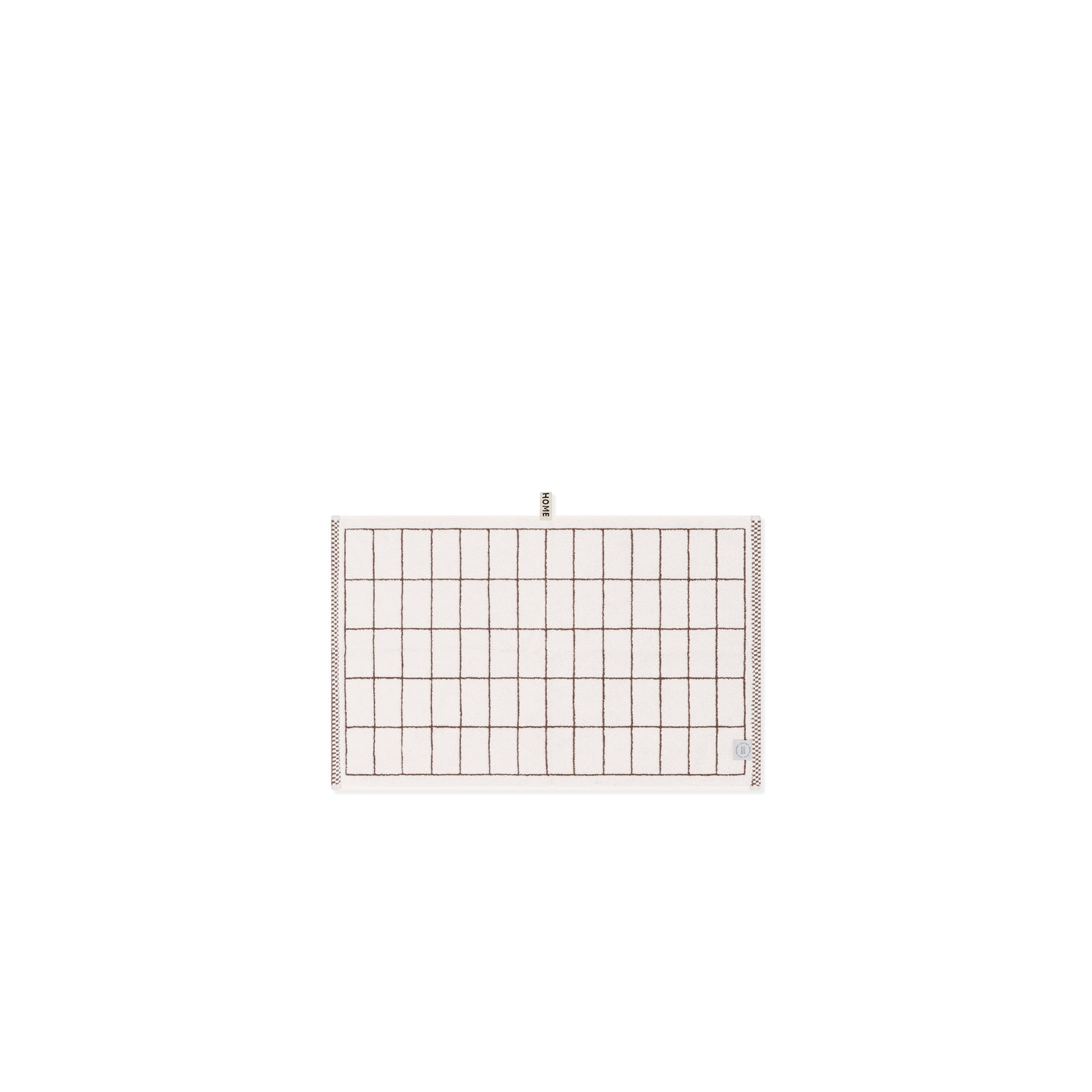 LOOP HOME hand towel - coffee/ivory - tile — view 4