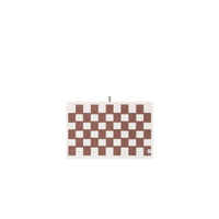 LOOP HOME hand towel - coffee/ivory - brick — view 4