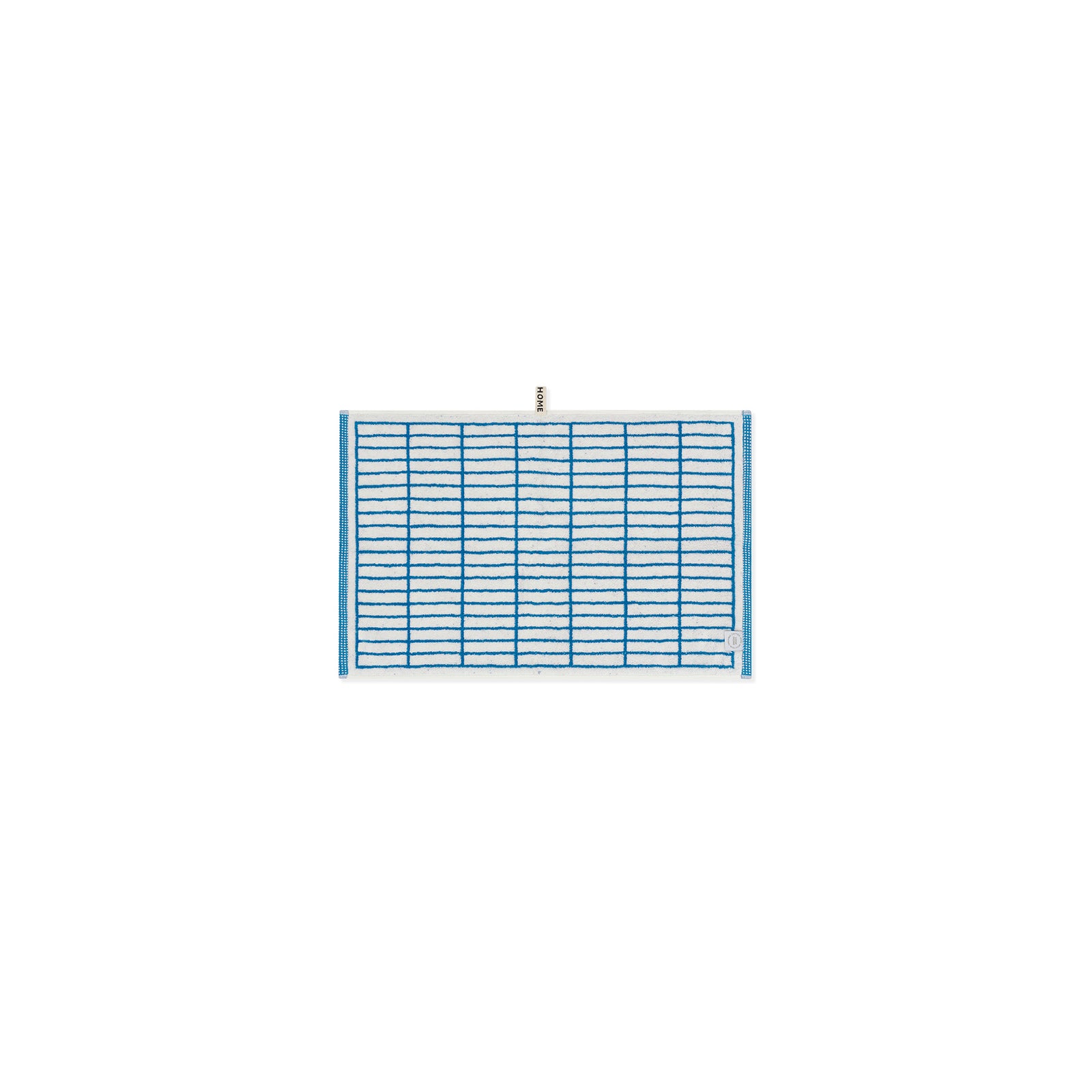 LOOP HOME hand towel - cobalt/ivory - tile — view 4