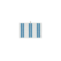 LOOP HOME hand towel - cobalt/ivory - dual dash — view 4