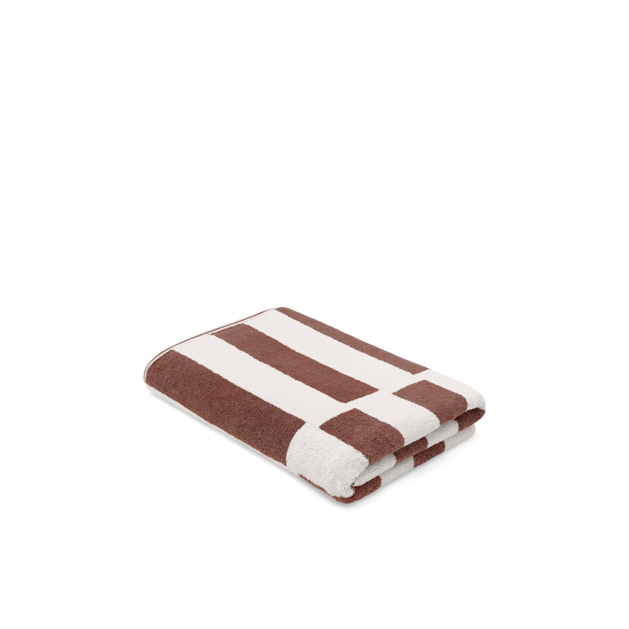Bath Sheet - Coffee/Ivory - Stack