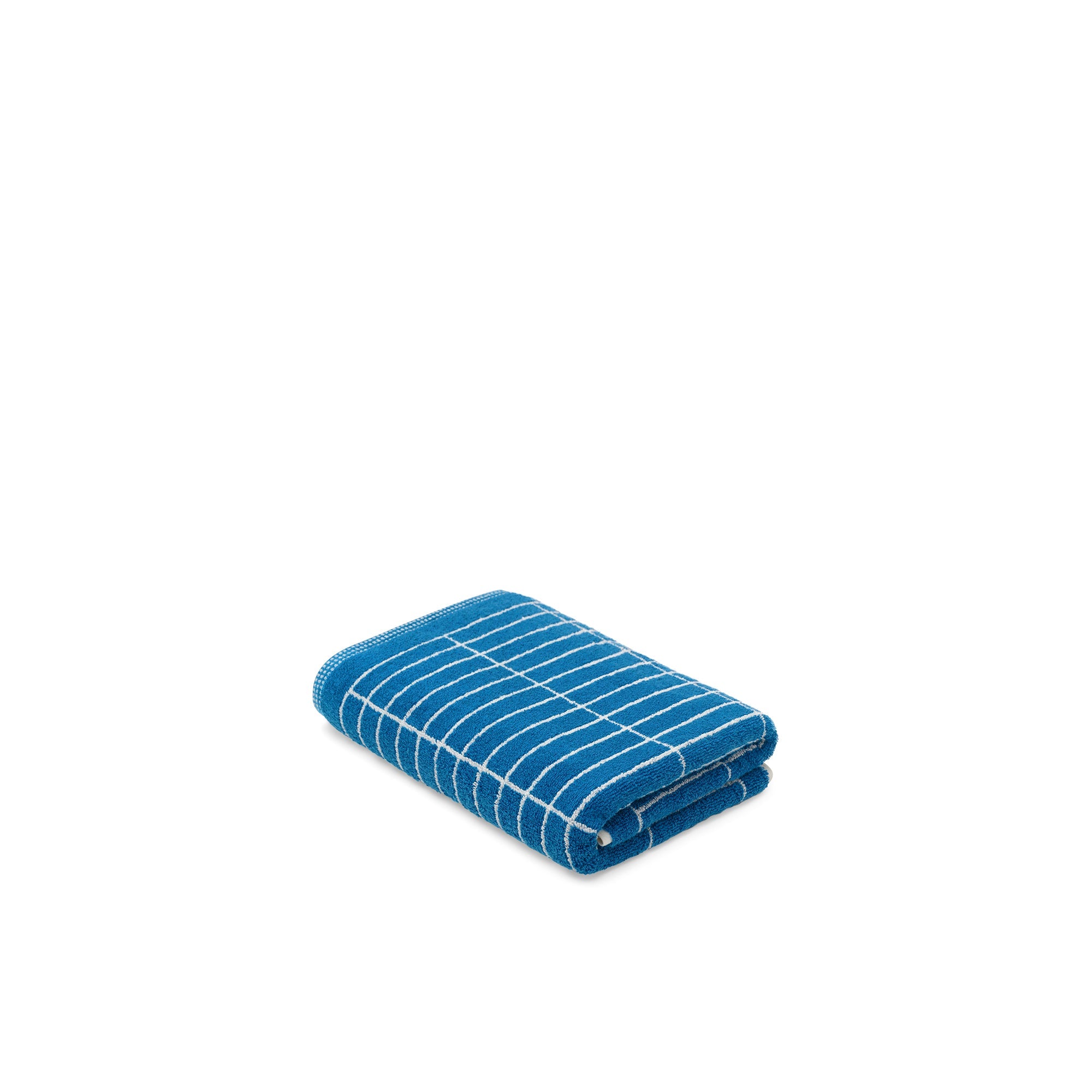 LOOP HOME bath sheet - cobalt/ivory - tile