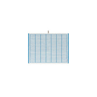 LOOP HOME bath mat - cobalt/ivory - tile — view 2