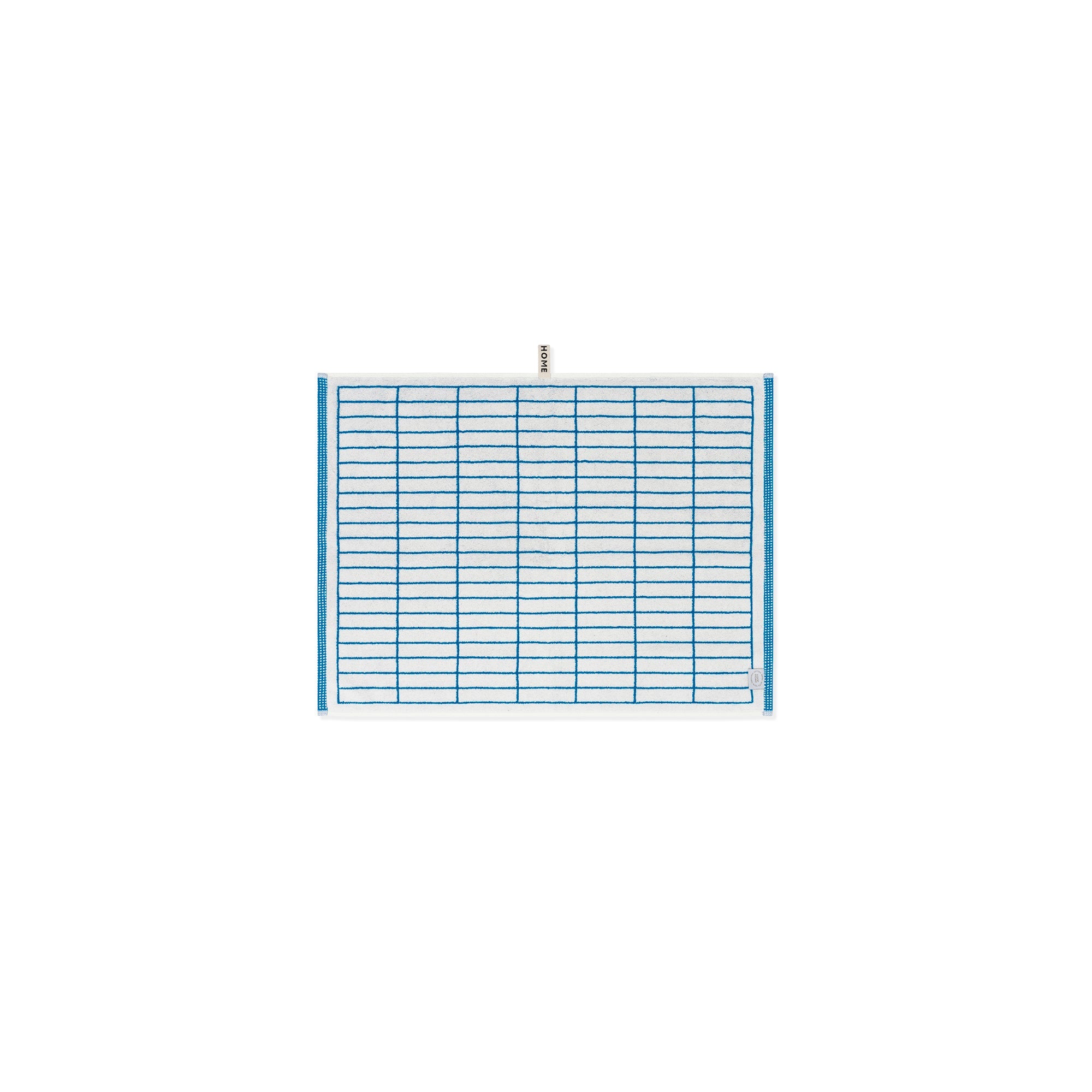 LOOP HOME bath mat - cobalt/ivory - tile — view 3