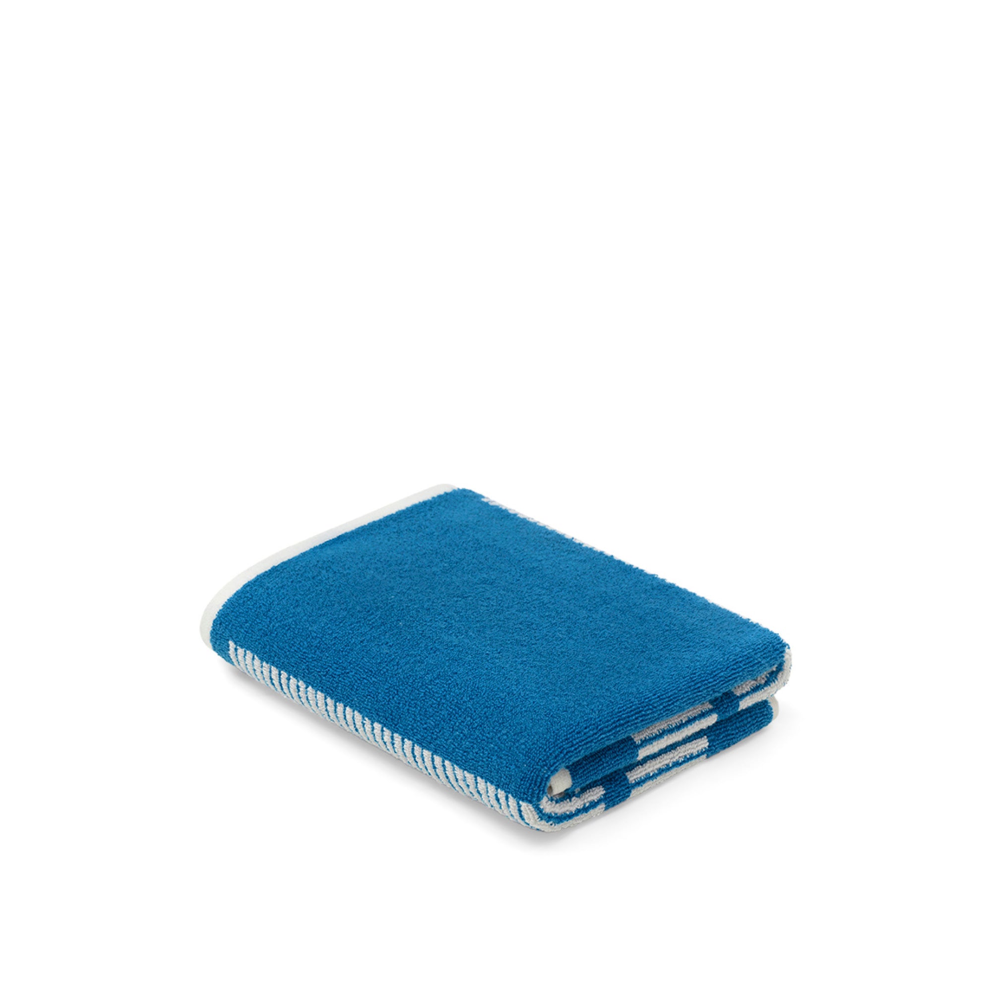 Bath Mat - Cobalt/Ivory - Dual Dash