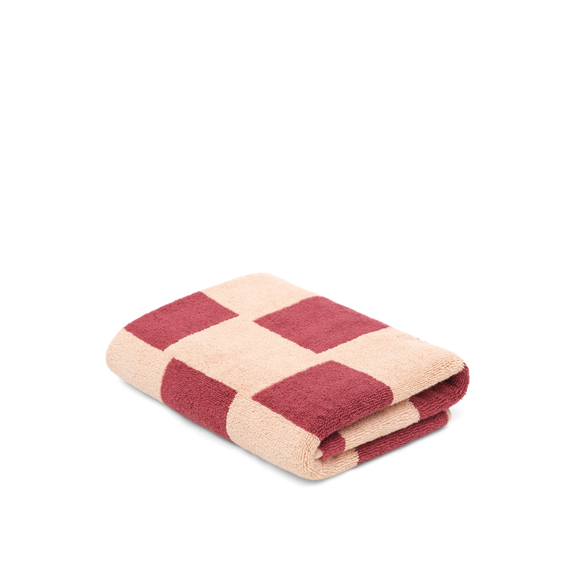 LOOP HOME bath mat - ruby/almond blush - brick