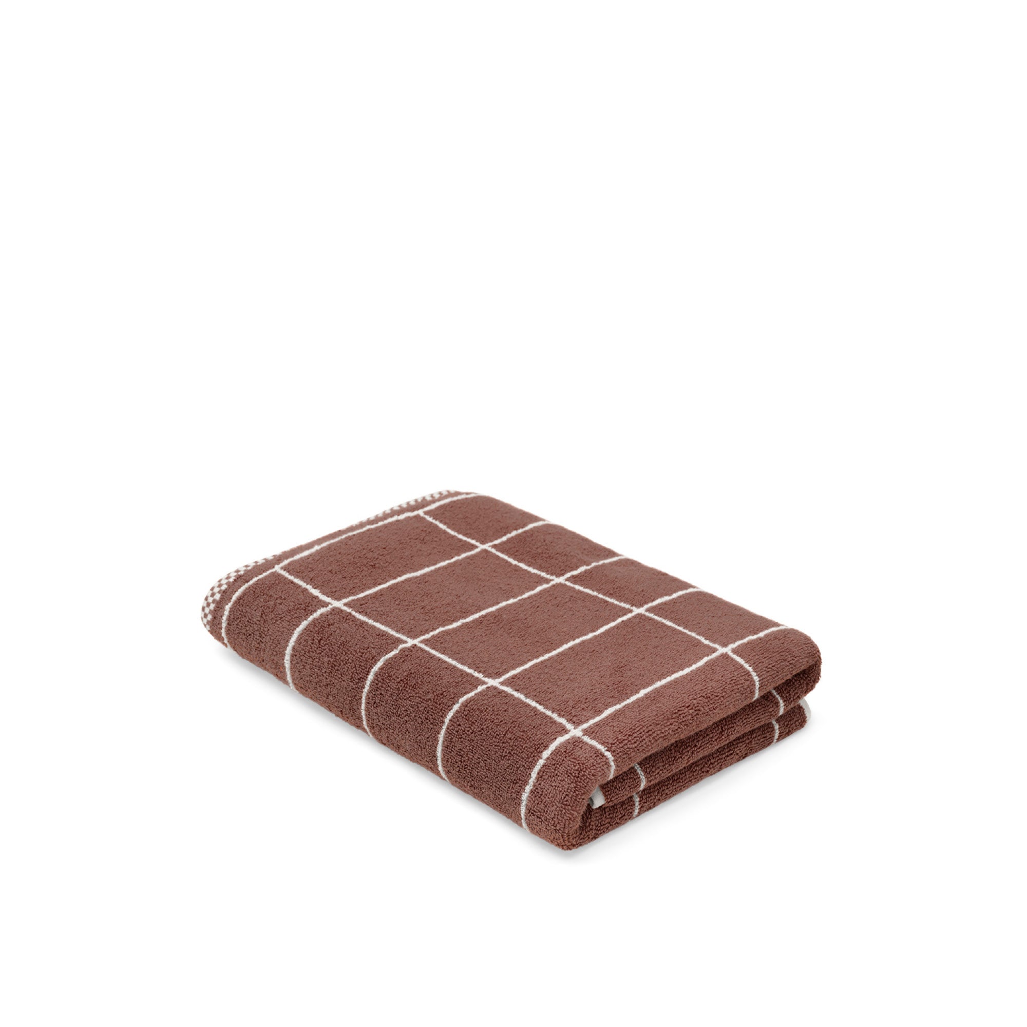 LOOP HOME bath mat - coffee/ivory - tile