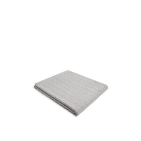LOOP HOME bath sheet - stone - raised grid