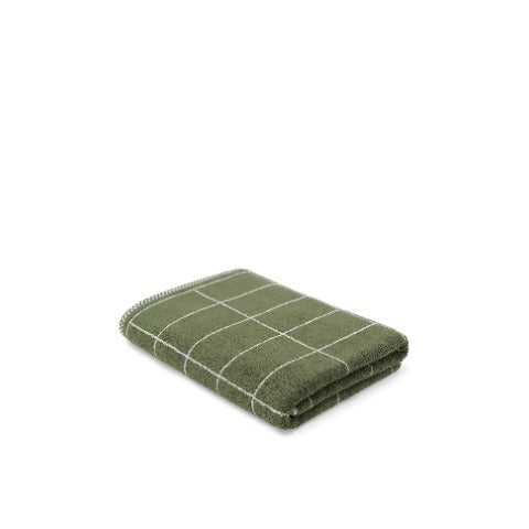 LOOP HOME bath sheet - forest/sage - tile