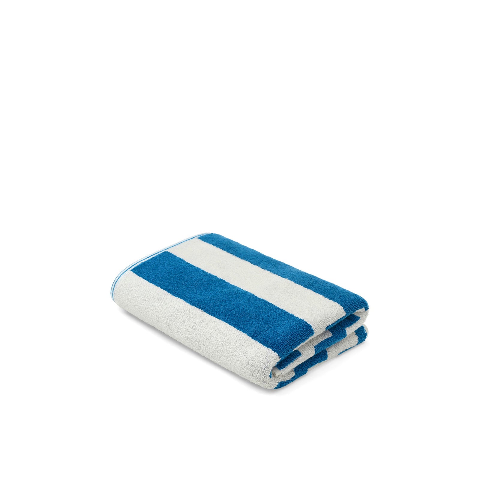 LOOP HOME bath towel - cobalt/ivory - shift