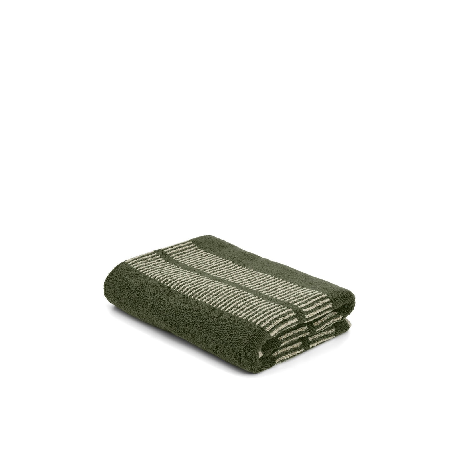LOOP HOME bath towel - forest/sage - dual dash