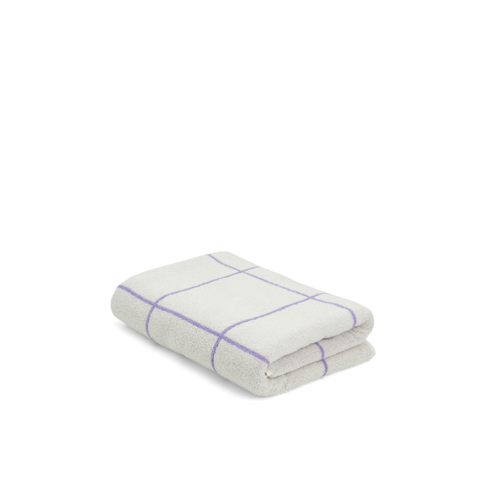 LOOP HOME bath towel - lilac/ivory - mesh