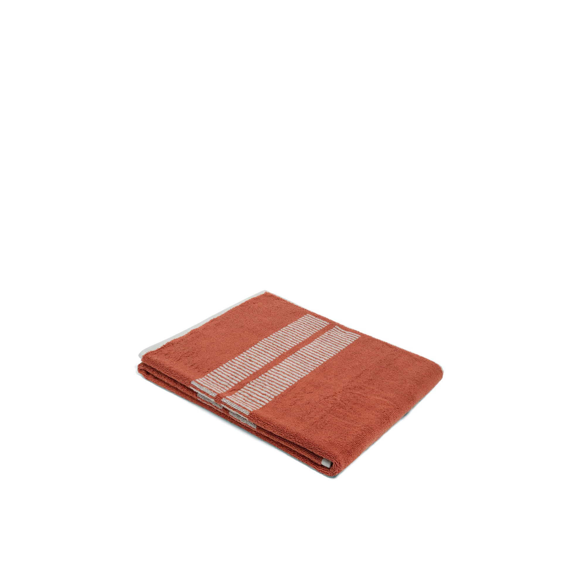 Bath Towel - Terracotta/Stone - Dual Dash