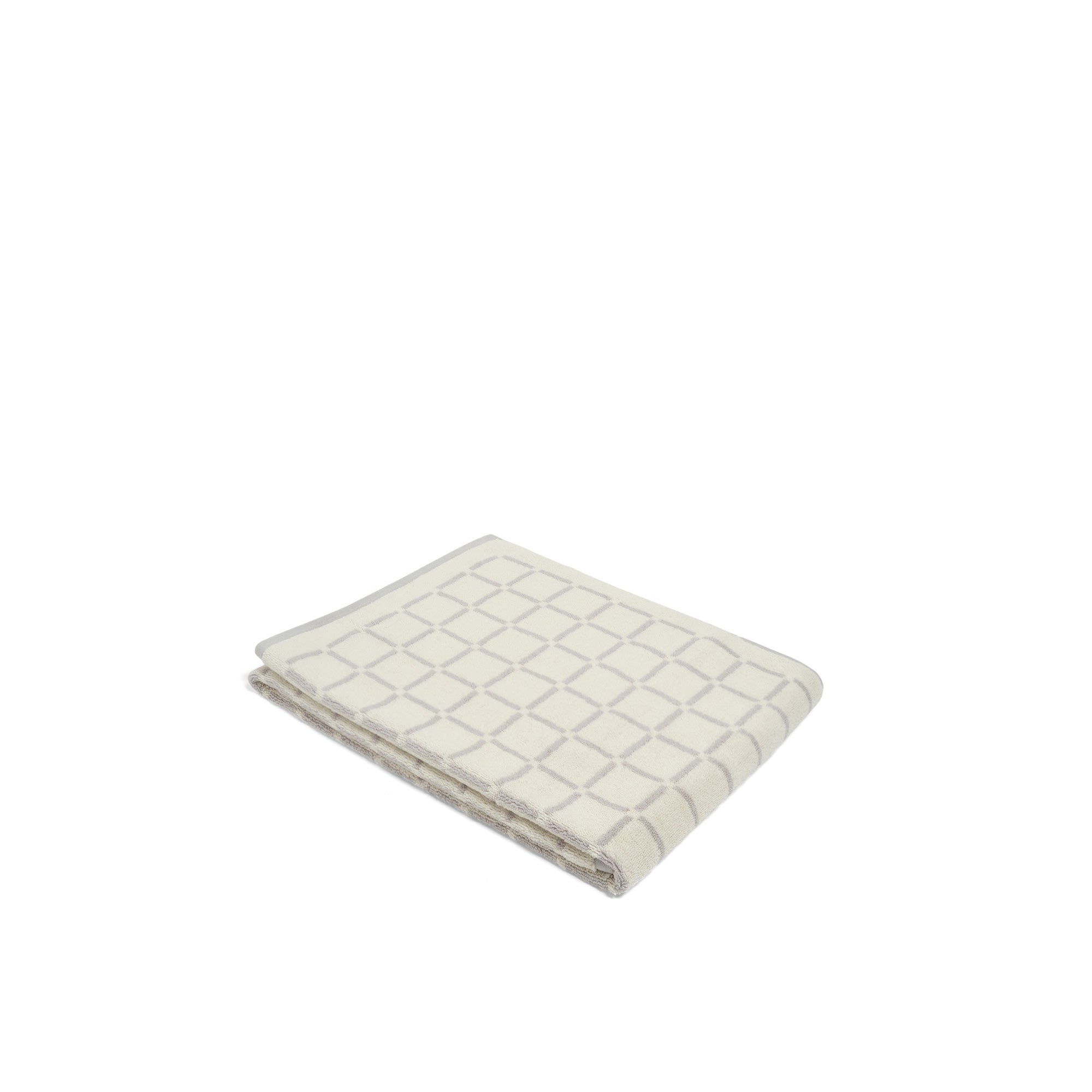 Bath Towel - Butter/Stone - Grid