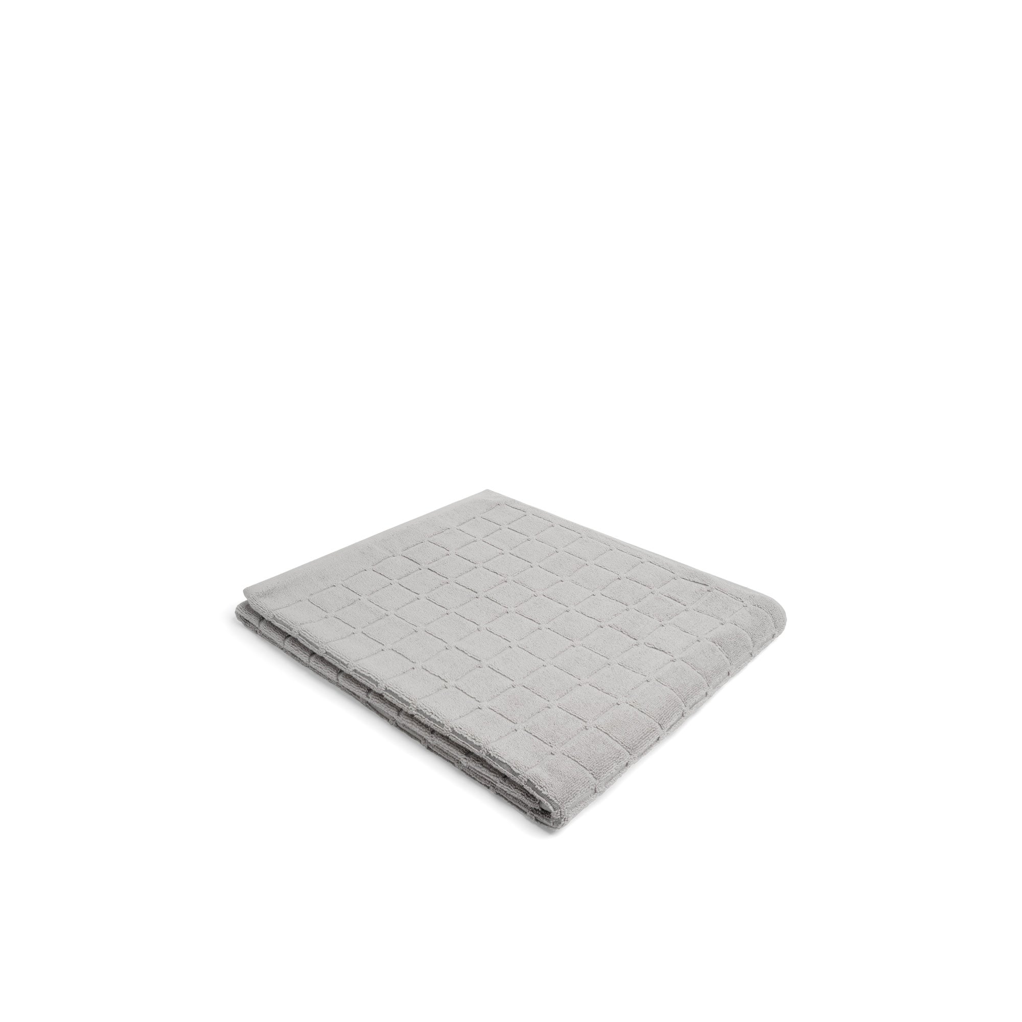Bath Towel - Stone - Raised Grid