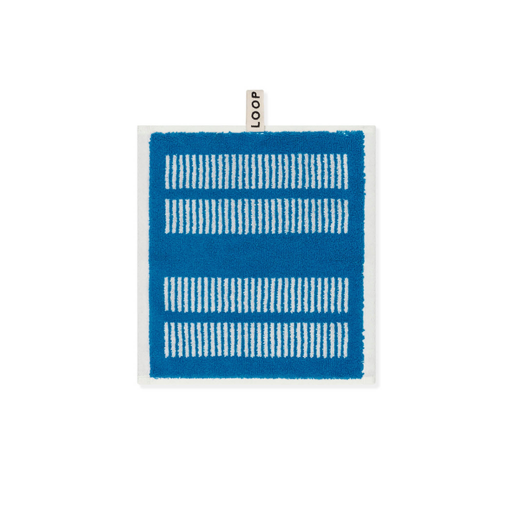 Face Towel - Cobalt/Ivory - Dual Dash