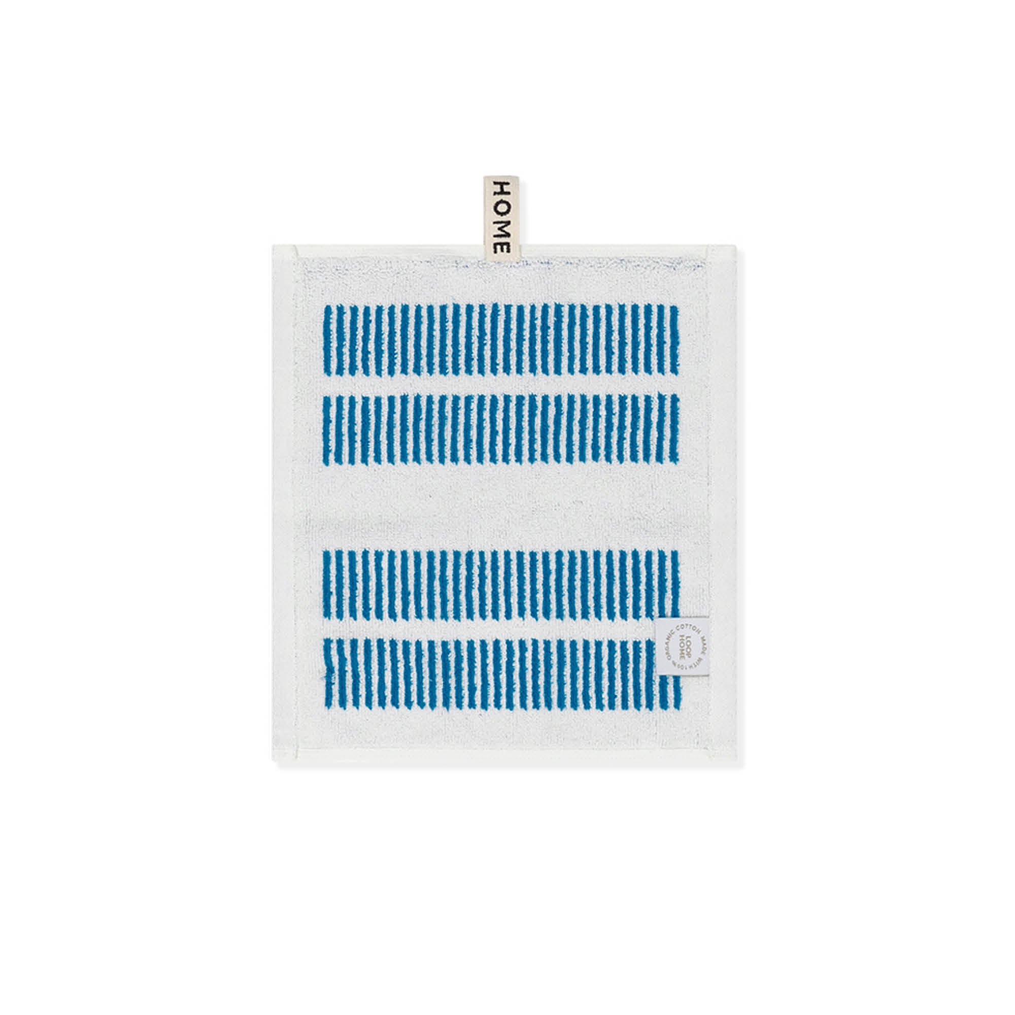 Face Towel - Cobalt/Ivory - Dual Dash