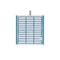 LOOP HOME face towel - cobalt/ivory - tile — view 2