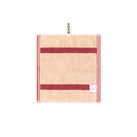 Ruby/Almond Blush Face Towel Pinstripe Face Towel — view 2