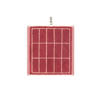 LOOP HOME face towel - ruby/almond blush - tile