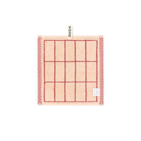 LOOP HOME face towel - ruby/almond - tile — view 2