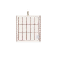 Coffee/Ivory Face Towel Tile Face Towel — view 2