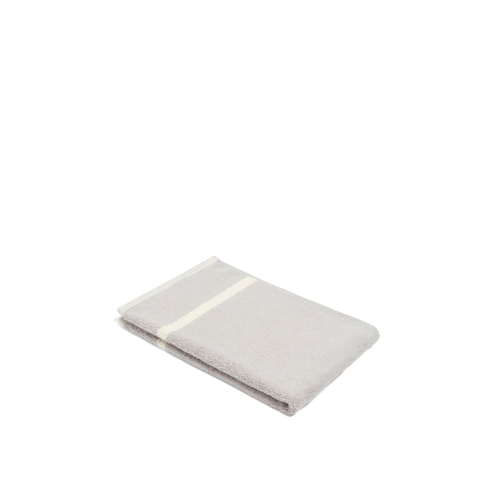 LOOP HOME hand towel - butter/stone - dual stripe — view 4