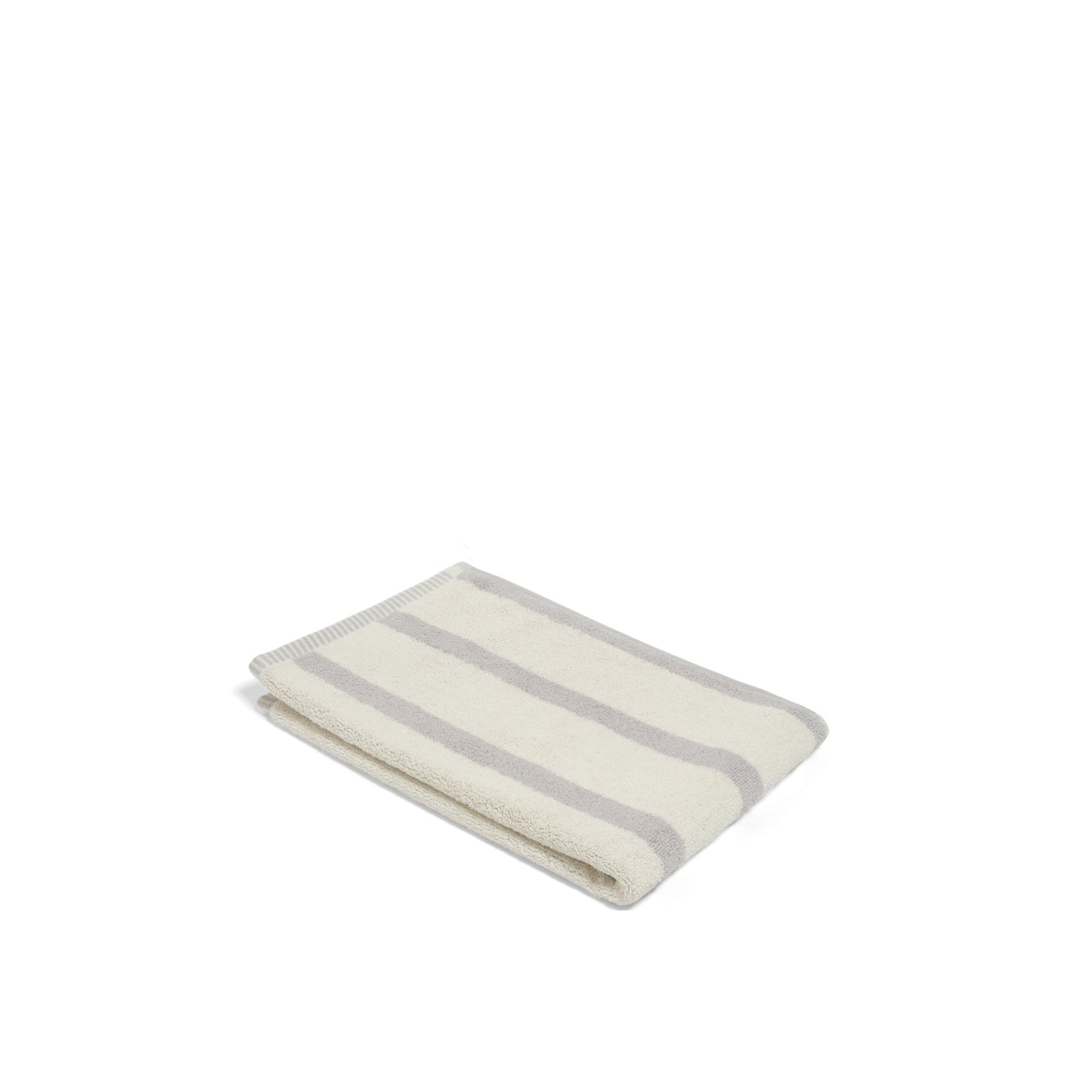 LOOP HOME hand towel - butter/stone - bold stripe