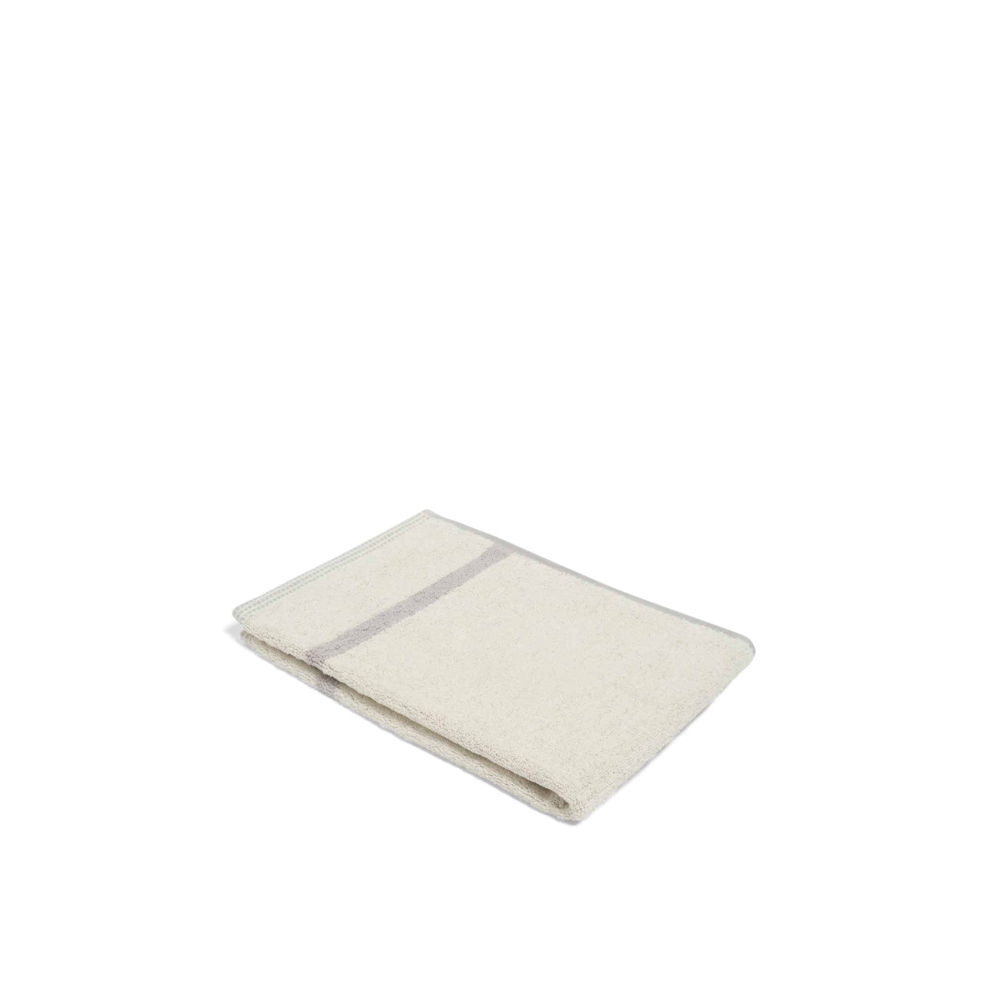 Hand Towel - Butter/Stone - Dual Stripe