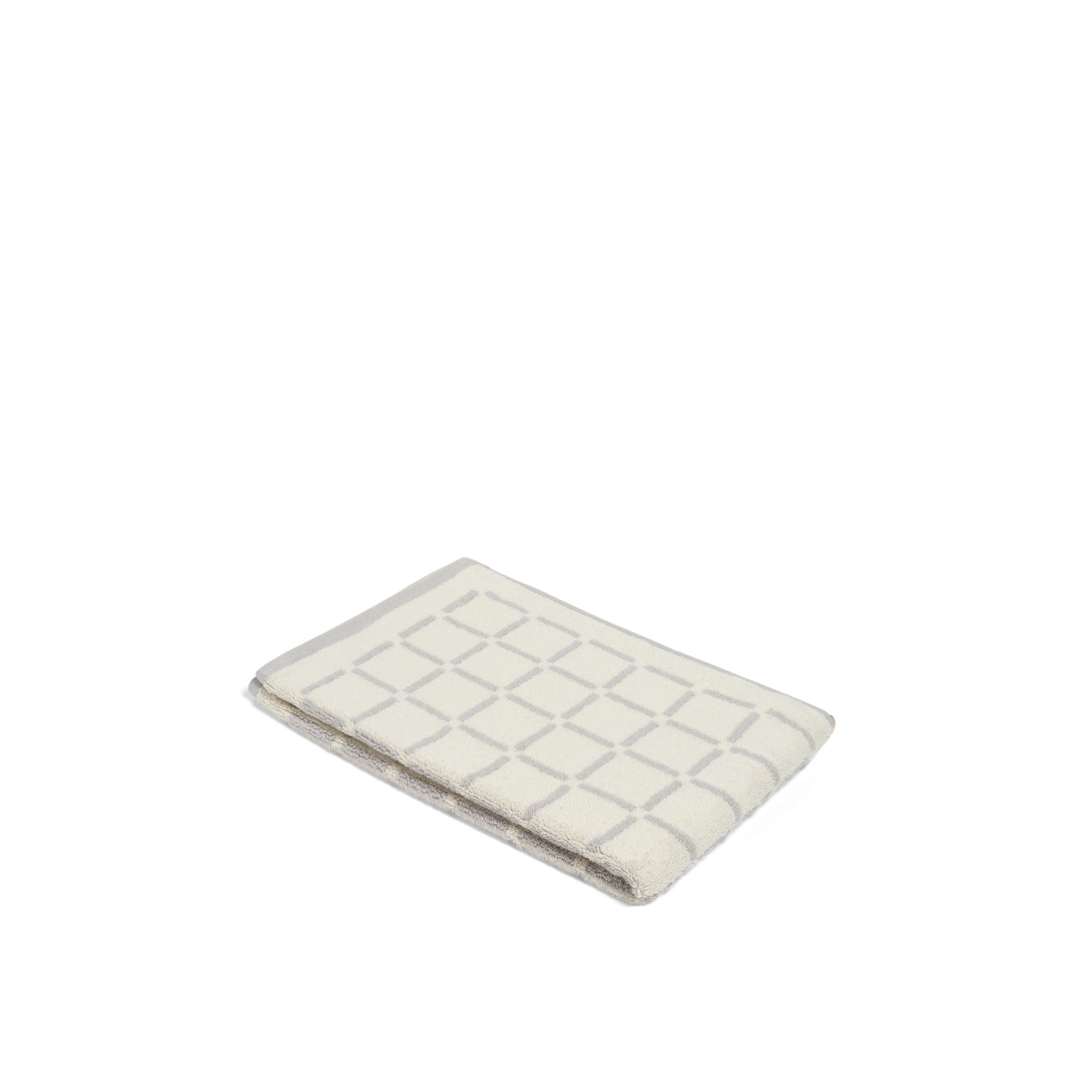 Hand Towel - Butter/Stone - Grid