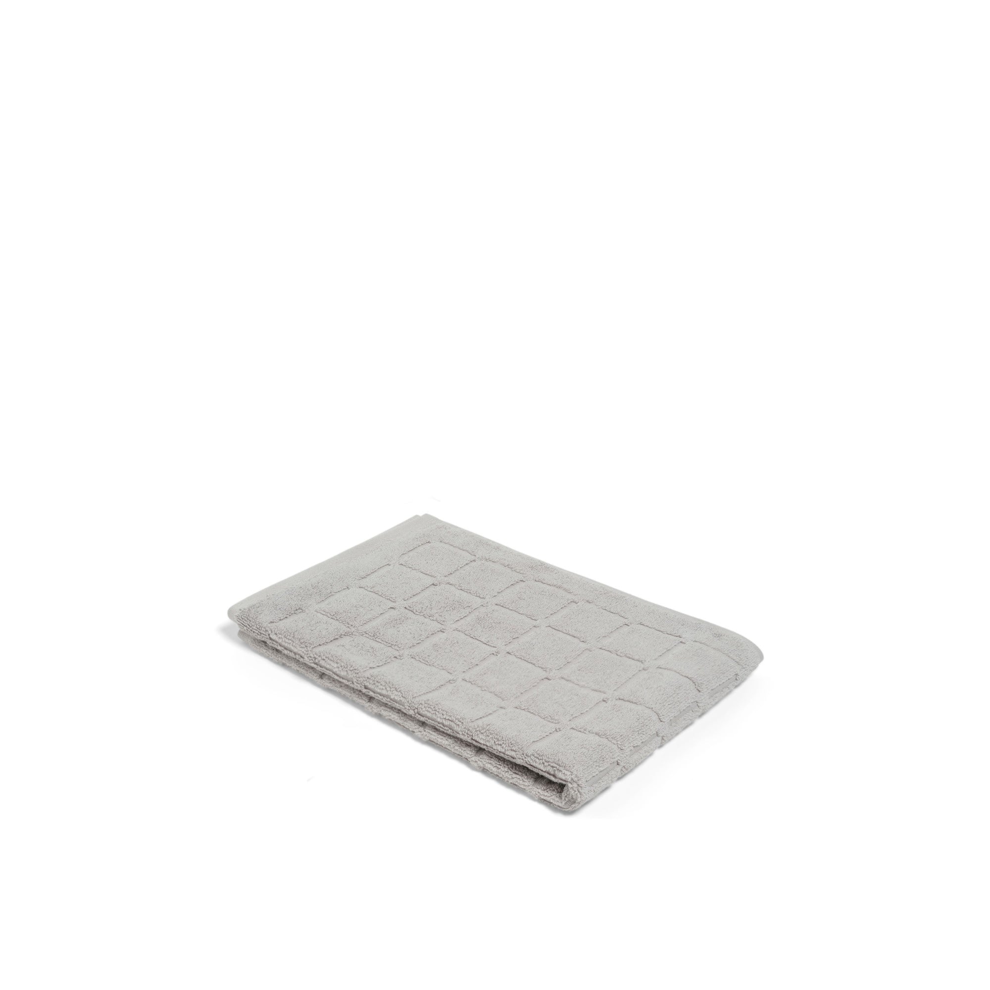 Hand Towel - Stone - Raised Grid