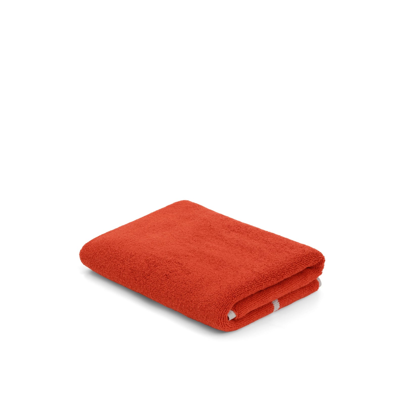 LOOP HOME bath mat - terracotta/stone - pinstripe