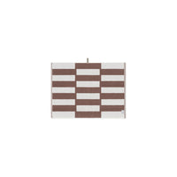 LOOP HOME bath mat - coffee/ivory - stack — view 3