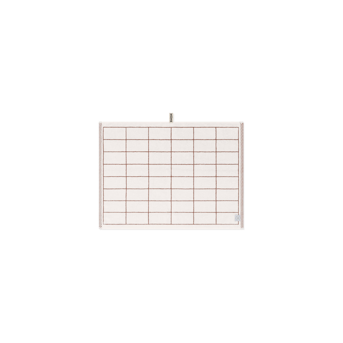LOOP HOME bath mat - coffee/ivory - tile — view 3
