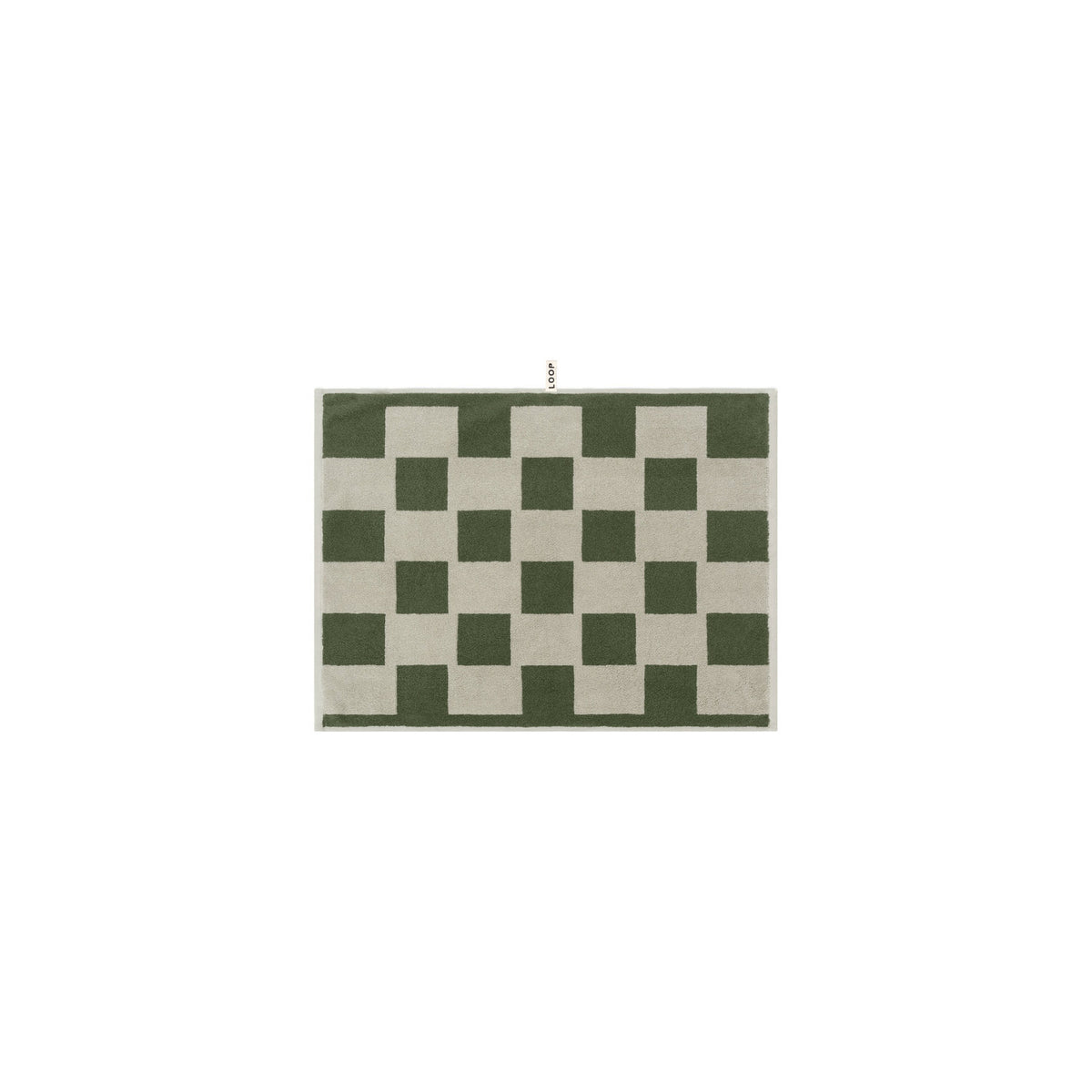 LOOP HOME bath mat - forest/sage - brick — view 2