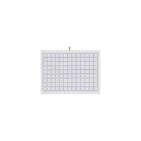 LOOP HOME lilac/ivory - grid bundles — bath mat back