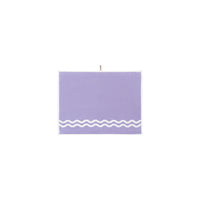 LOOP HOME bath mat - lilac/ivory - wave — view 2