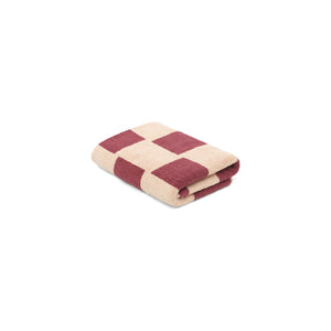 LOOP HOME bath mat - ruby/almond blush - brick